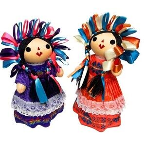 Mexican Rag Doll -Authentic Mexican Handmade Doll- Lele Maria Doll- NWOT